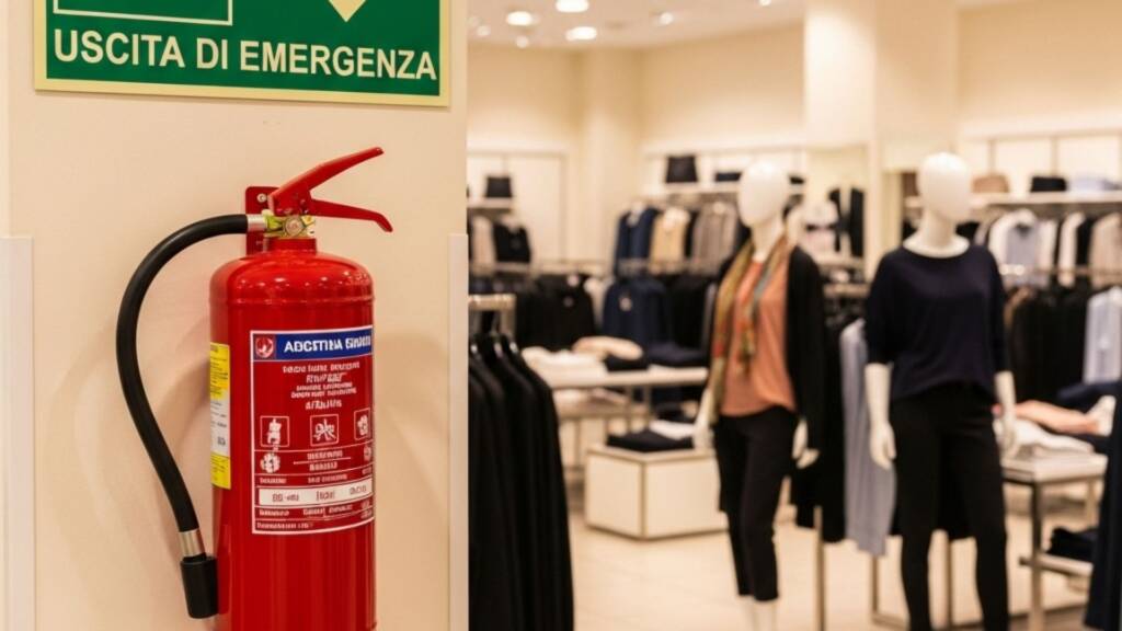 prevenzione incendi negozio